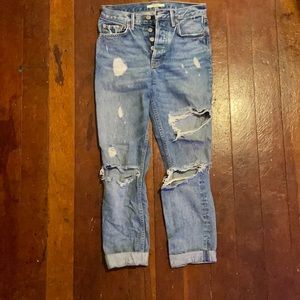 GRLFRND - Karolina fit, heavy distressed denim